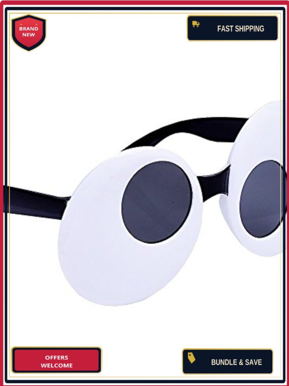 Googly Eyes Sunglasses Novelty Costume Party Accessory